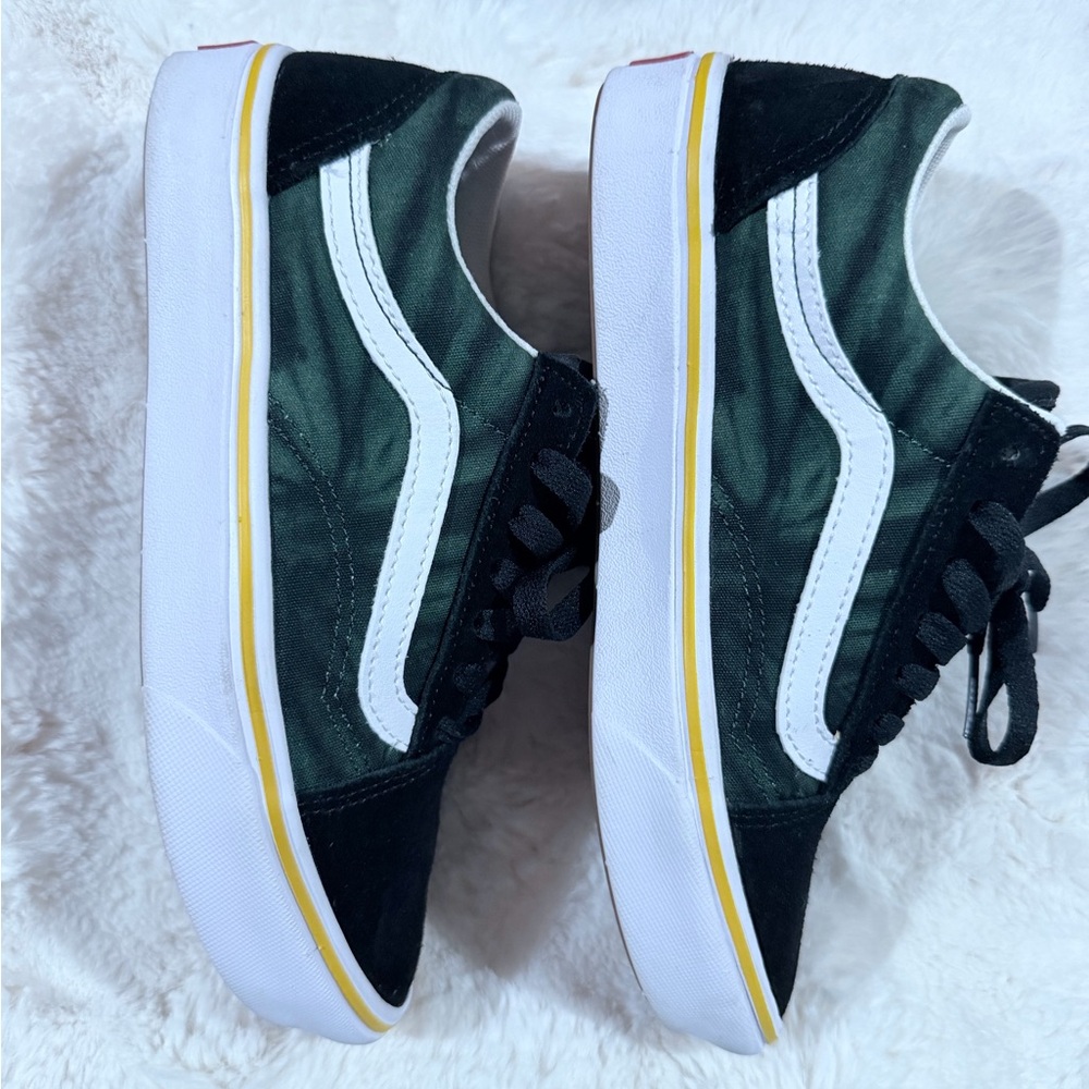 Vans Green and Black Sneakers